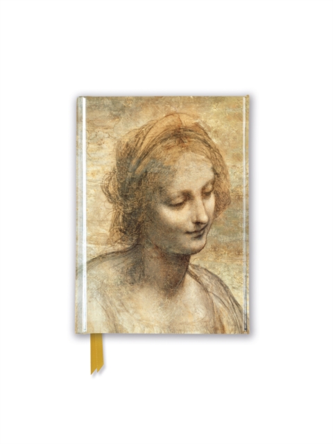 Leonardo Da Vinci: Detail of the Head of the Virgin (Foiled Pocket Journal), Notebook / blank book Book