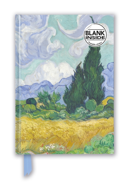 Vincent van Gogh: Wheat Field with Cypresses (Foiled Blank Journal), Notebook / blank book Book