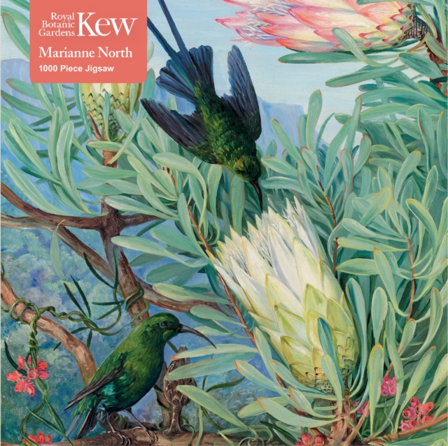 Adult Jigsaw Puzzle Kew Gardens' Marianne North: Honeyflowers and Honeysuckers : 1000-piece Jigsaw Puzzles, Jigsaw Book