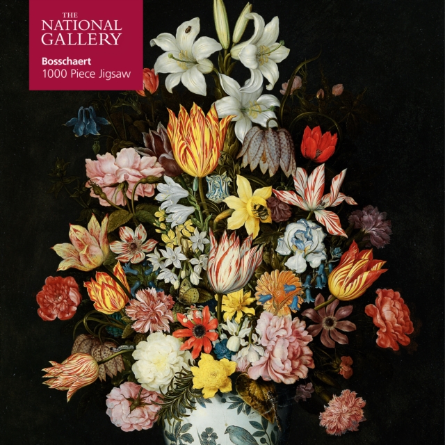 Adult Jigsaw Puzzle National Gallery: Bosschaert the Elder: A Still Life of Flowers : 1000-piece Jigsaw Puzzles, Jigsaw Book