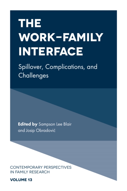 The Work-Family Interface : Spillover, Complications, and Challenges, PDF eBook
