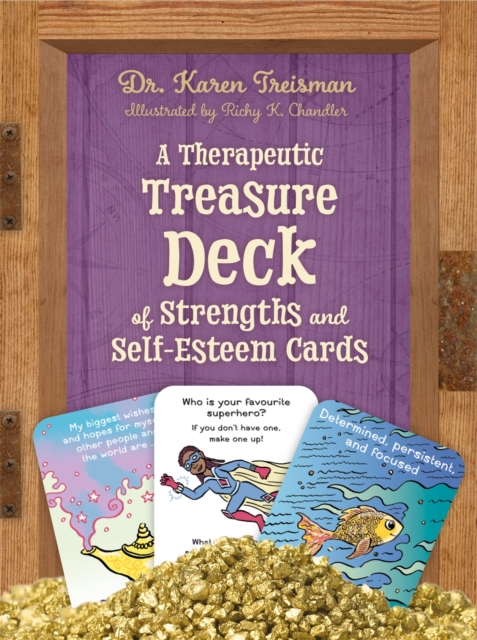 A Therapeutic Treasure Deck of Strengths and Self-Esteem Cards, Cards Book