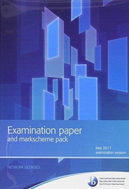 Examination paper and markscheme pack (May 2017) DVD version from UK, DVD Book