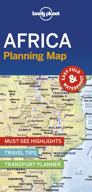 Lonely Planet Africa Planning Map, Sheet map, folded Book
