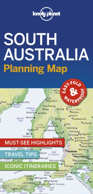 Lonely Planet South Australia Planning Map, Sheet map, folded Book