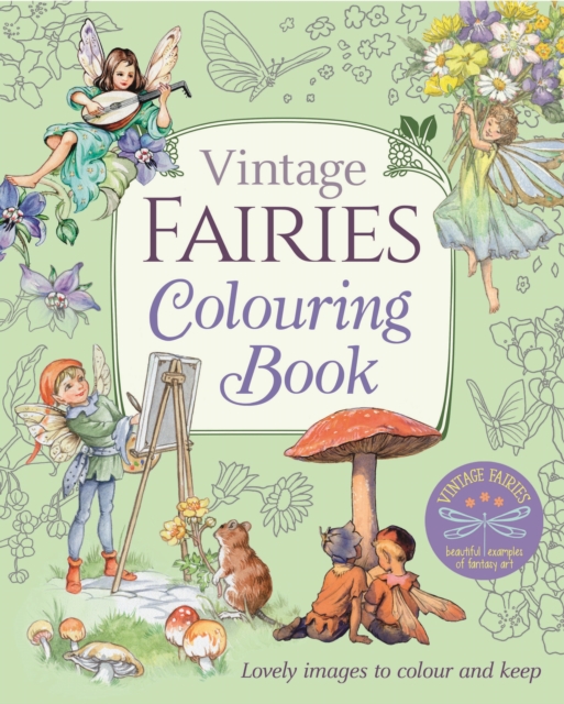 Vintage Fairies Colouring Book, Paperback / softback Book