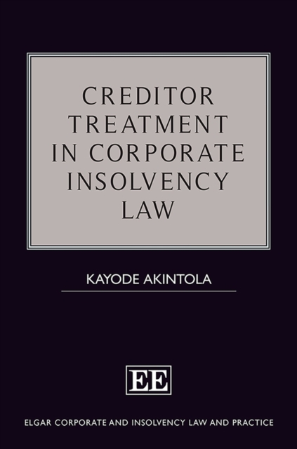 Creditor Treatment in Corporate Insolvency Law, EPUB eBook