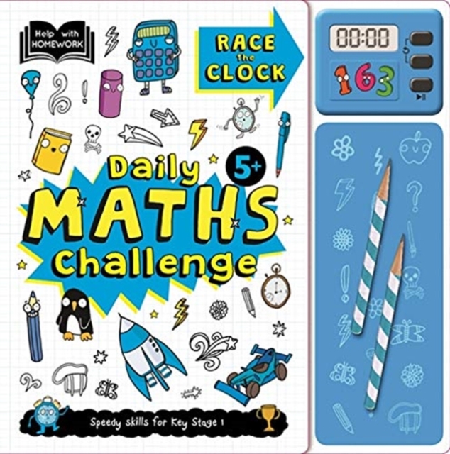 Help With Homework: 5+ Daily Maths Challenge, Hardback Book