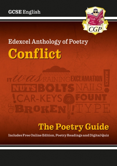 GCSE English Edexcel Poetry Guide - Conflict Anthology includes Online Edition, Audio & Quizzes, Multiple-component retail product, part(s) enclose Book
