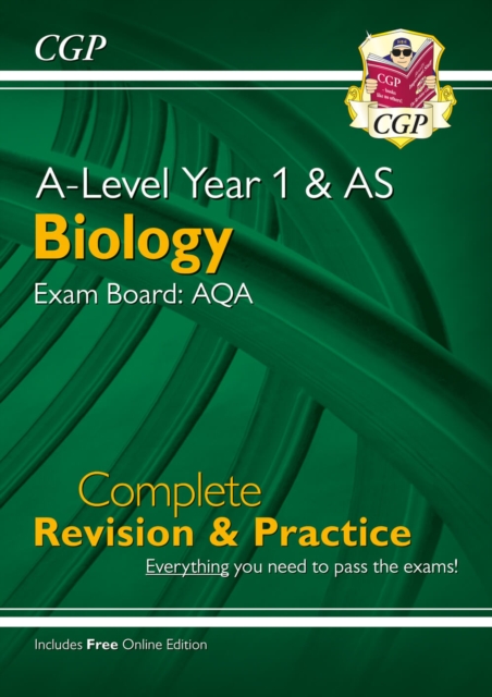 A-Level Biology: AQA Year 1 & AS Complete Revision & Practice with Online Edition: for the 2024 and 2025 exams, Paperback / softback Book