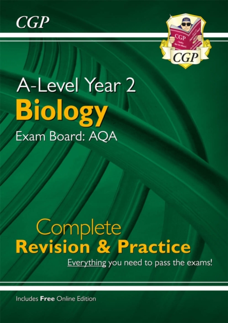 A-Level Biology: AQA Year 2 Complete Revision & Practice with Online Edition: for the 2024 and 2025 exams, Paperback / softback Book