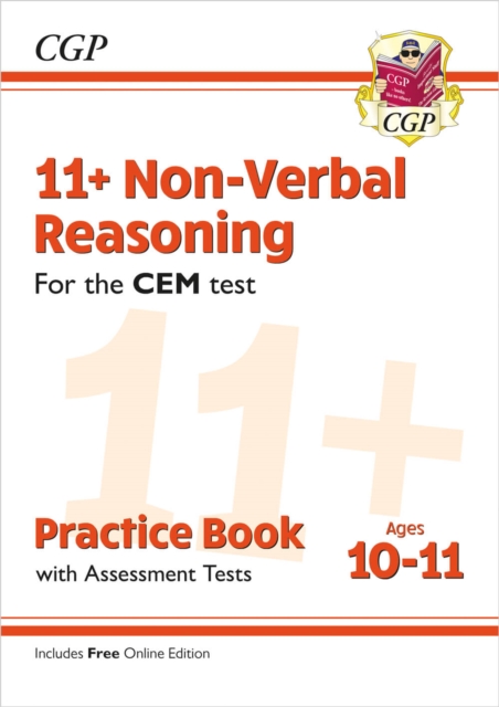 11+ CEM Non-Verbal Reasoning Practice Book & Assessment Tests - Ages 10-11 (with Online Edition), Mixed media product Book