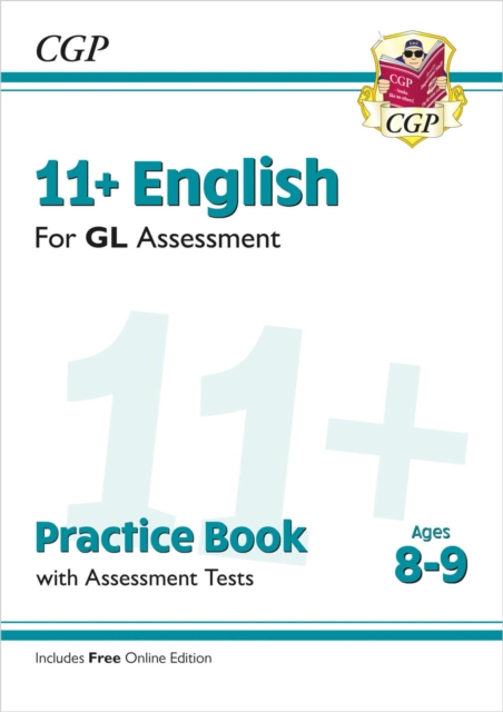 11+ GL English Practice Book & Assessment Tests - Ages 8-9 (with Online Edition), Mixed media product Book