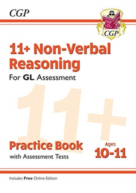 11+ GL Non-Verbal Reasoning Practice Book & Assessment Tests - Ages 10-11 (with Online Edition), Multiple-component retail product, part(s) enclose Book