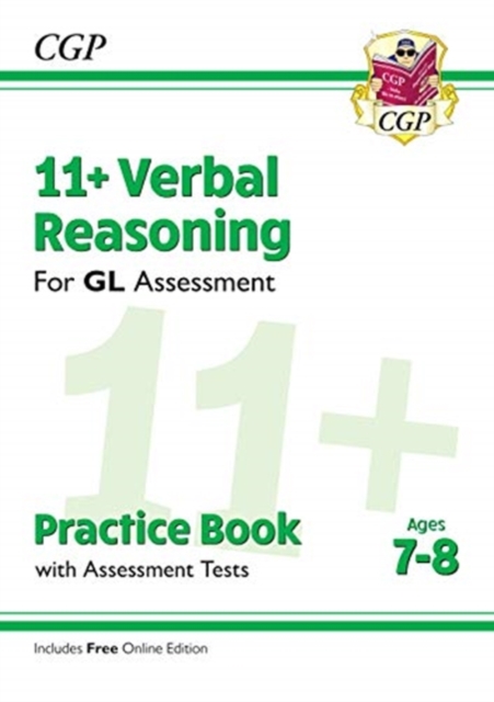 11+ GL Verbal Reasoning Practice Book & Assessment Tests - Ages 7-8 (with Online Edition), Multiple-component retail product, part(s) enclose Book
