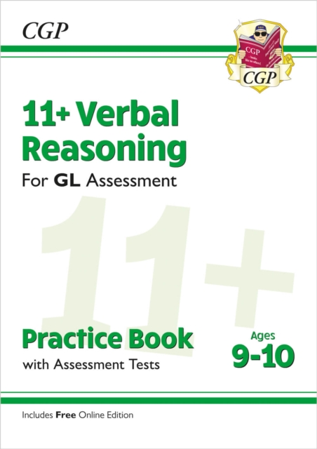 11+ GL Verbal Reasoning Practice Book & Assessment Tests - Ages 9-10 (with Online Edition), Multiple-component retail product, part(s) enclose Book