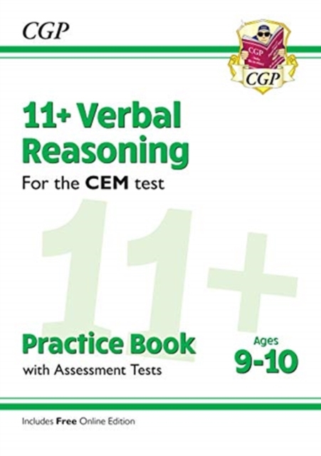 11+ CEM Verbal Reasoning Practice Book & Assessment Tests - Ages 9-10 (with Online Edition), Paperback / softback Book