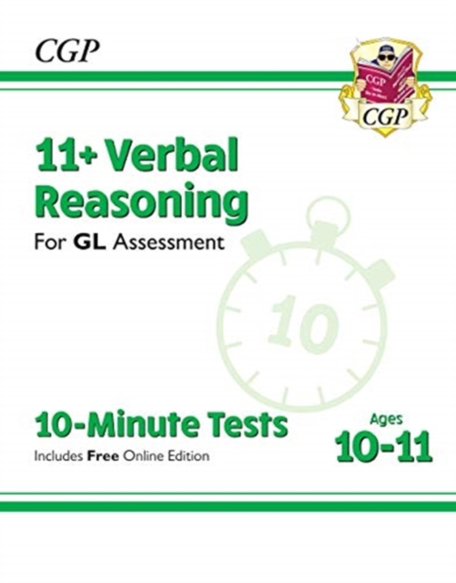 11+ GL 10-Minute Tests: Verbal Reasoning - Ages 10-11 Book 1 (with Online Edition), Multiple-component retail product, part(s) enclose Book