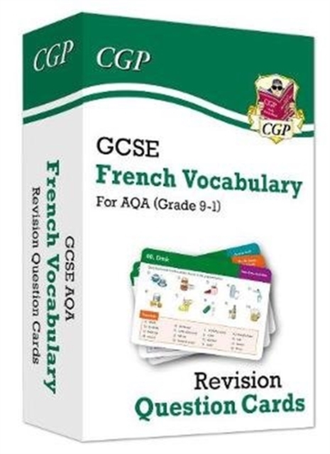GCSE AQA French: Vocabulary Revision Question Cards (For exams in 2024 and 2025), Hardback Book