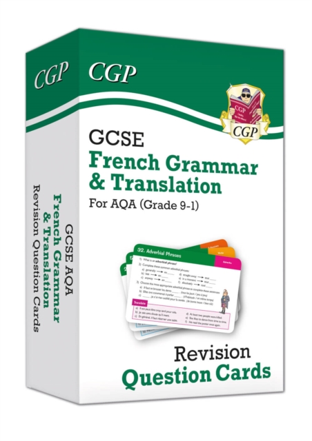 GCSE AQA French: Grammar & Translation Revision Question Cards (For exams in 2024 and 2025), Hardback Book