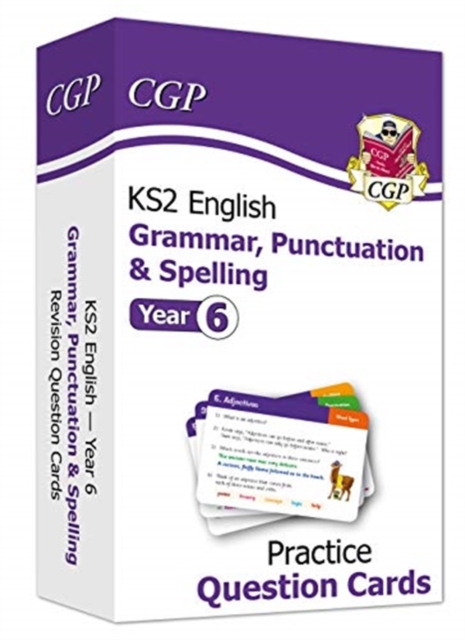 KS2 English Year 6 Practice Question Cards: Grammar, Punctuation & Spelling, Hardback Book