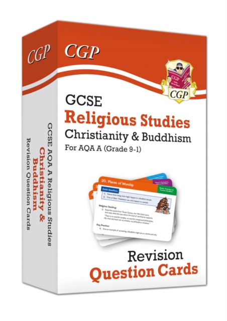 GCSE AQA A Religious Studies: Christianity & Buddhism Revision Question Cards, Hardback Book