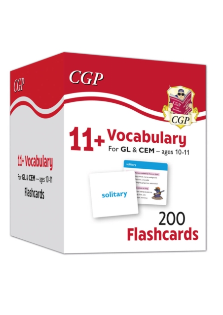 11+ Vocabulary Flashcards for Ages 10-11 - Pack 1: for the 2024 exams, Cards Book
