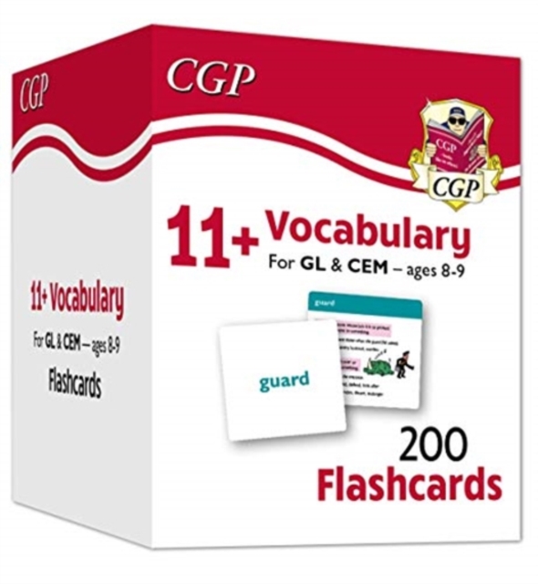 11+ Vocabulary Flashcards for Ages 8-9 - Pack 1, Hardback Book