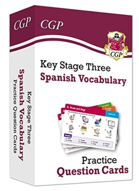 KS3 Spanish: Vocabulary Practice Question Cards, Hardback Book