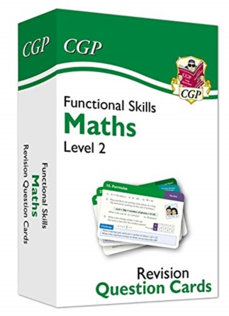 Functional Skills Maths Revision Question Cards - Level 2, Hardback Book
