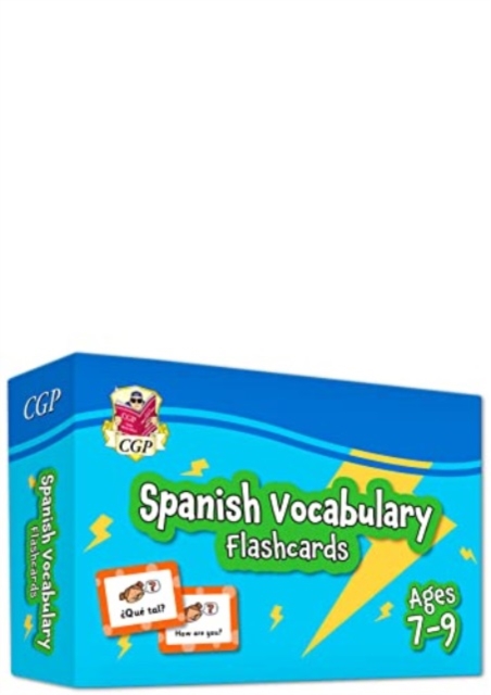 Spanish Vocabulary Flashcards for Ages 7-9 (with Free Online Audio), Hardback Book
