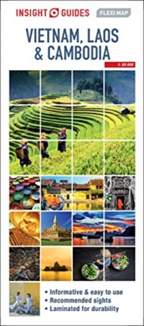 Insight Guides Flexi Map Vietnam, Cambodia and Laos, Sheet map Book