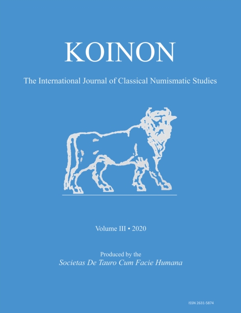 KOINON III, 2020 : The International Journal of Classical Numismatic Studies, Paperback / softback Book