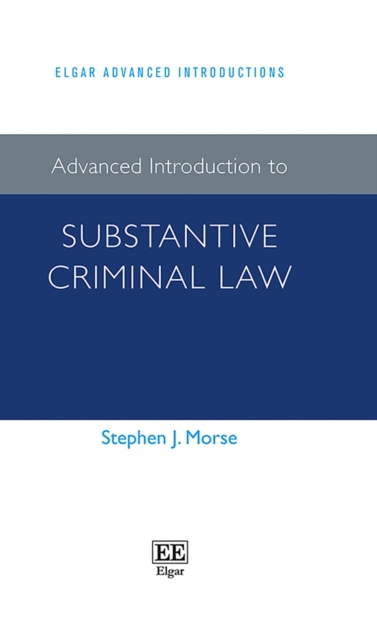 Advanced Introduction to Substantive Criminal Law, PDF eBook
