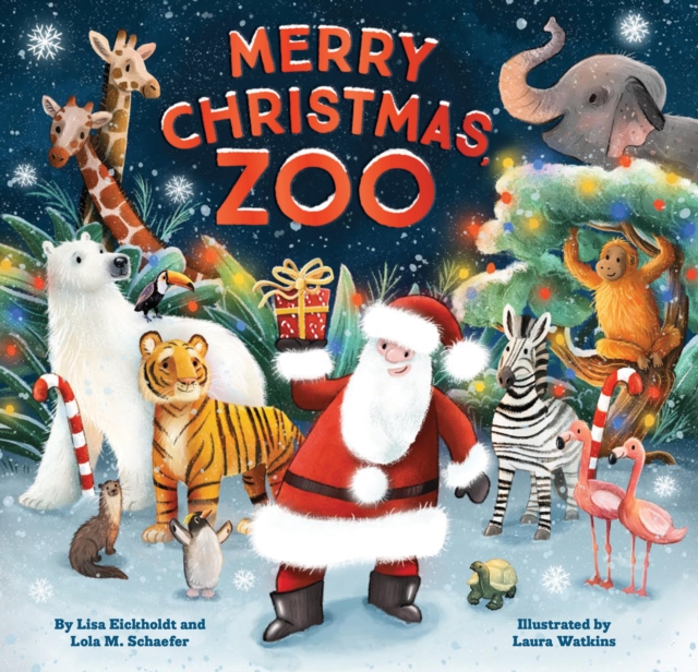 Merry Christmas, Zoo, Hardback Book