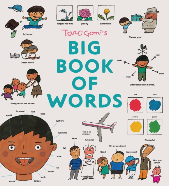 Taro Gomi's Big Book of Words, Hardback Book