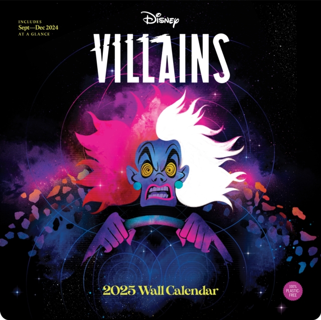 Disney Villains 2025 Wall Calendar, Calendar Book