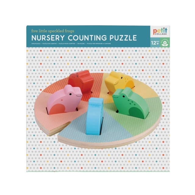 Nursery Counting Puzzle: Five Little Speckled Frogs, Toy Book