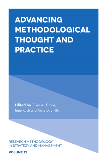 Advancing Methodological Thought and Practice, Hardback Book