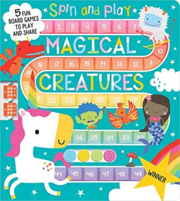 Spin and Play Magical Creatures, Hardback Book