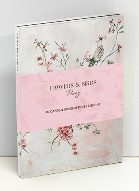 Flowers & Birds Peony Wallet Notecards, Multiple-component retail product, part(s) enclose Book