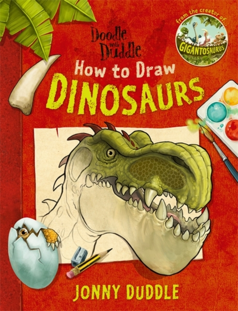 Doodle with Duddle: How to draw dinosaurs, Paperback / softback Book