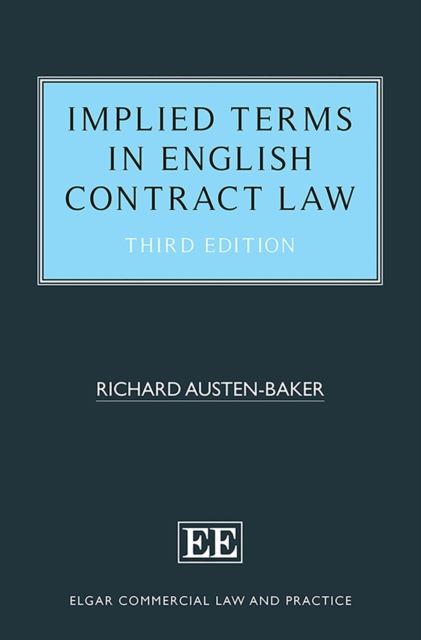 Implied Terms in English Contract Law, PDF eBook
