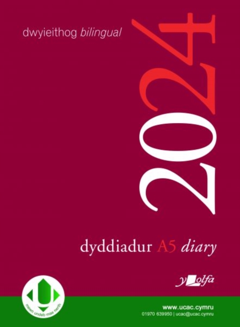 Dyddiadur Addysg A5 y Lolfa 2024 Diary, Hardback Book