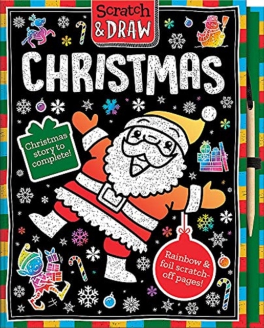 Scratch and Draw Christmas, Hardback Book