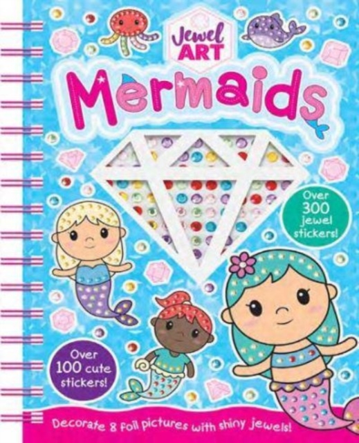 Jewel Art Mermaids, Hardback Book
