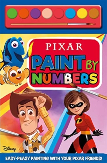 Pixar: Paint By Numbers, Paperback / softback Book