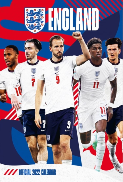 The Official England Men Football A3 Calendar 2022, Calendar Book