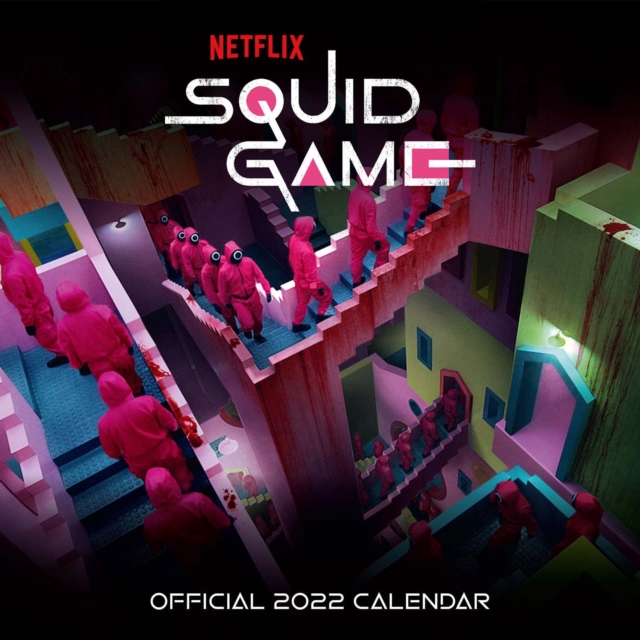 Official Squid Game 2022 Calendar - Square Format Wall Calendar, Calendar Book