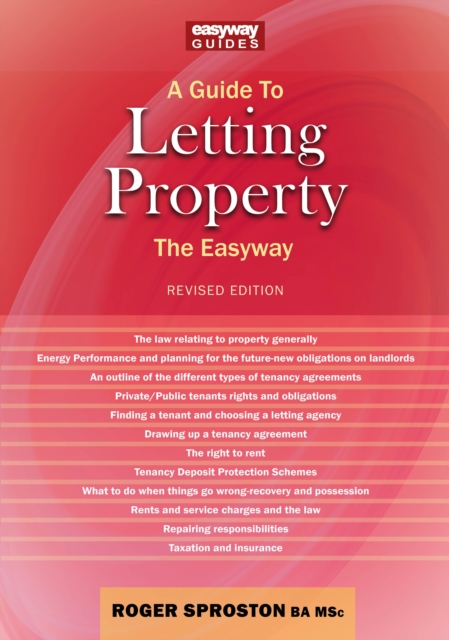A Guide To Letting Property : The Easyway, Paperback / softback Book